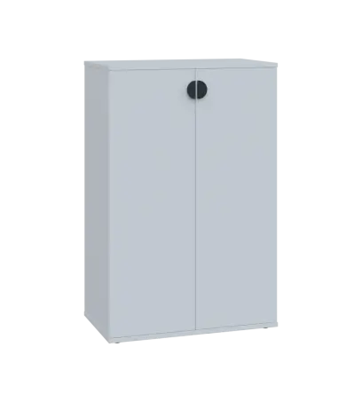 TN 3 - 7D kancelářská skříň, 2-dveřová, 1107x720x400, bílá